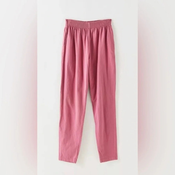Vintage Alfred Dunner Lavender Pink Pants Sz Petite 12 elastic waist velvet - Picture 1 of 9
